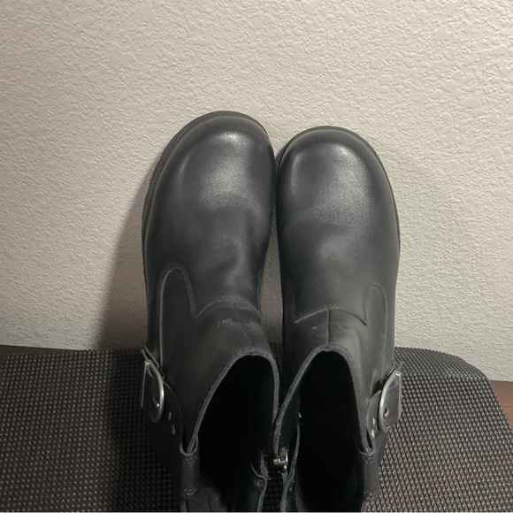 Women’s Harley-Davidson Black Leather upper riding zipped Boots. 9M - Picture 6 of 13